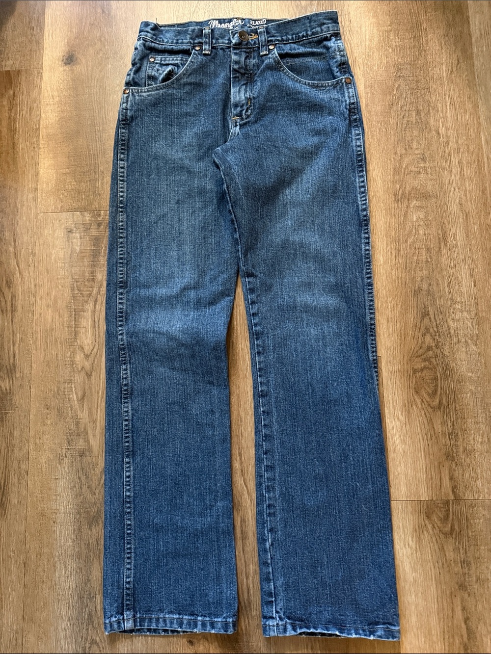 Wrangler Retro Relaxed Straight Jeans Size 16 Slim
